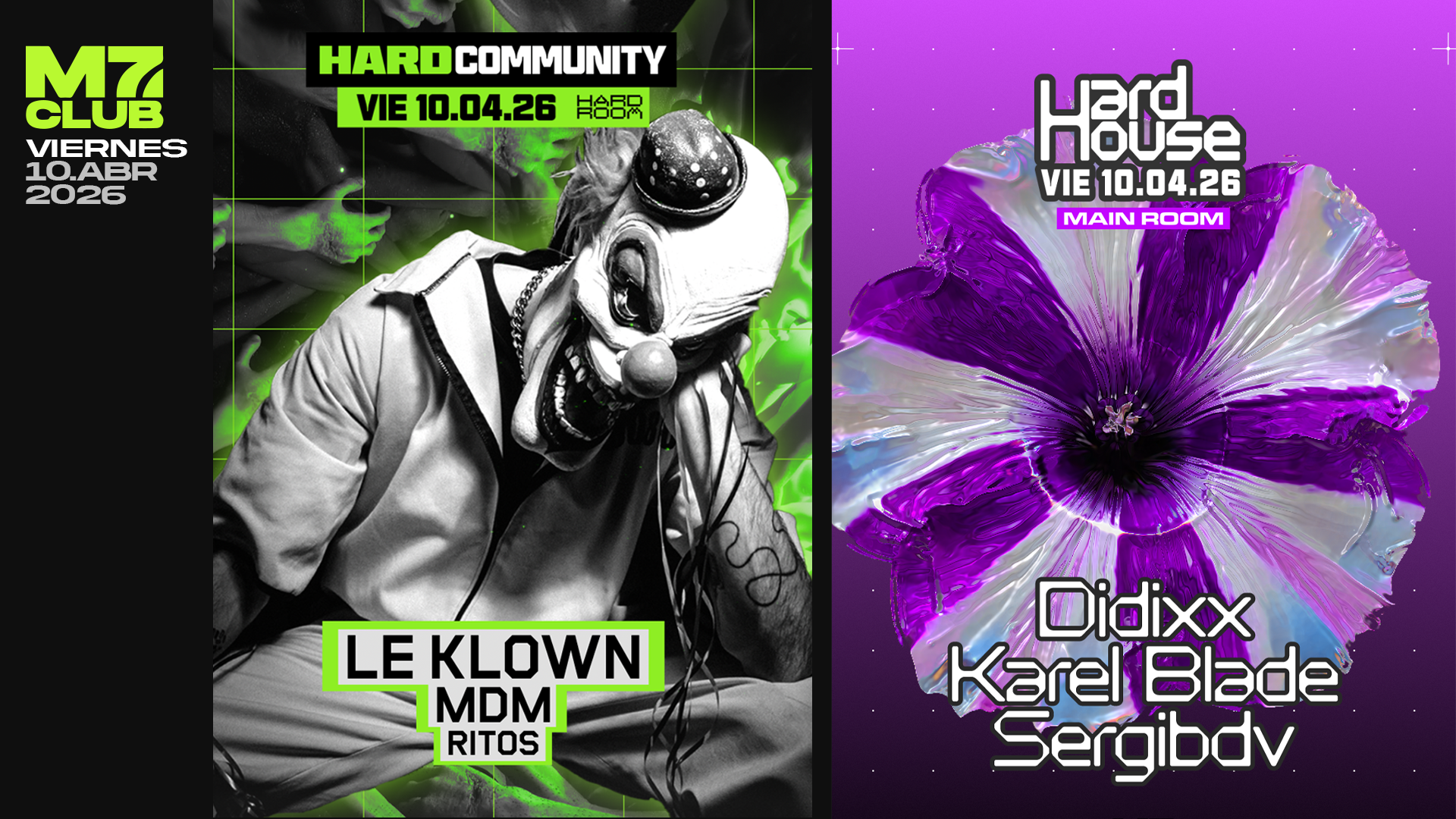 HARD COMMUNITY [LE KLOWN, MDM & RITOS] HARD BOUNCE [DIDIXX, KAREL BLADE & SERGIBDV]