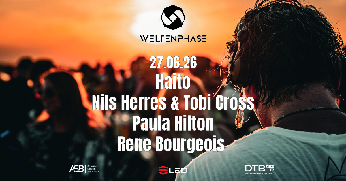 Bootsparty at Weltenphase /// Rene Bourgeois / Haito / Paula Hilton / Nils Herres & Tobi Cross