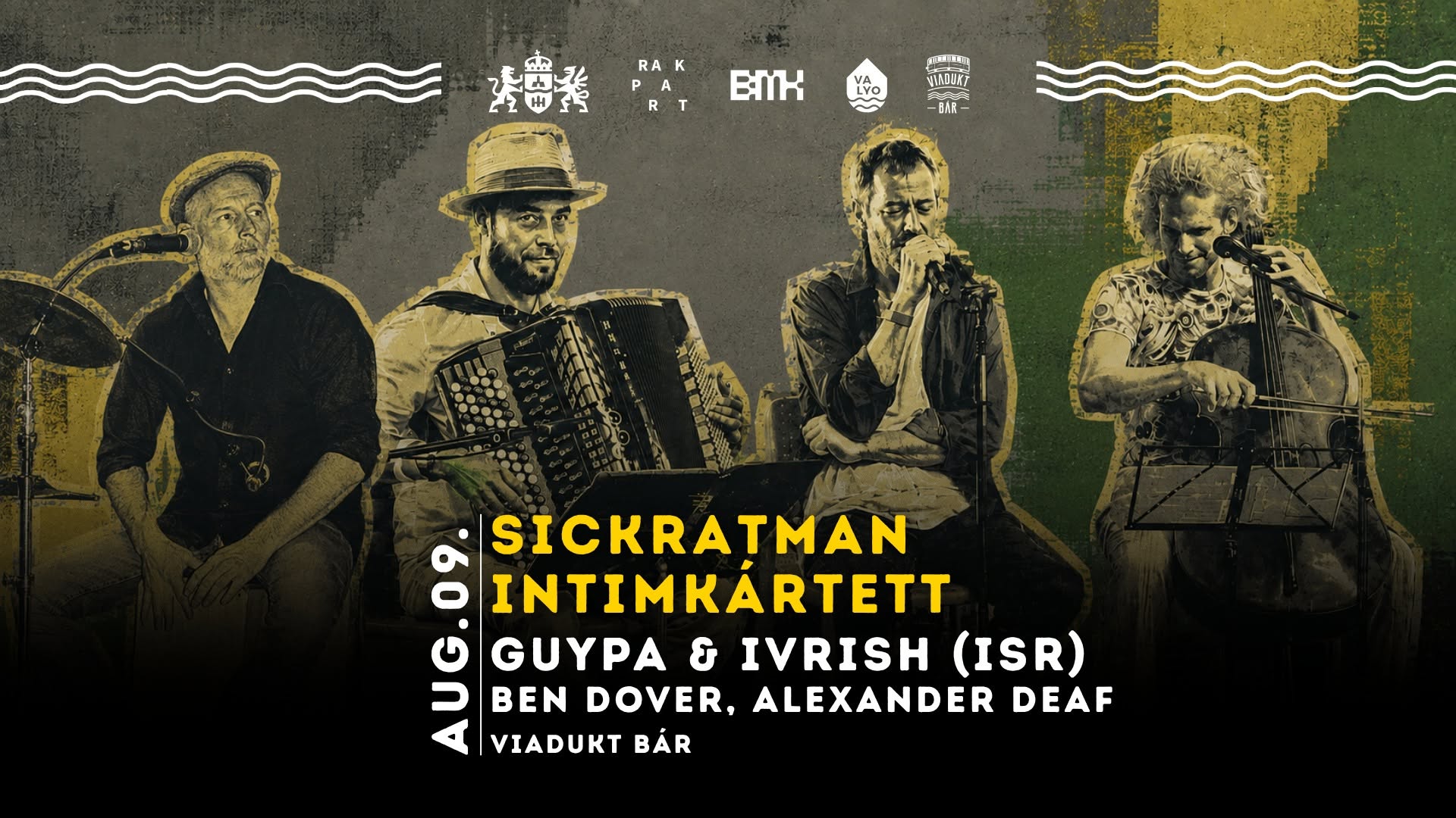 Sickratman Intim Kvartet, warm up: Ben Dover