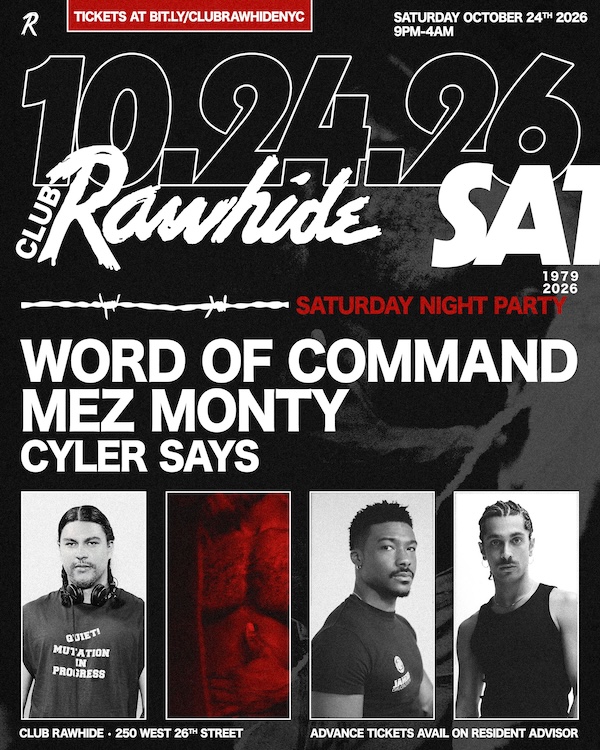 Club Rawhide SATURDAY NIGHT 10.24.26 w/ Word of Command, Mez Monty, Cyler Says