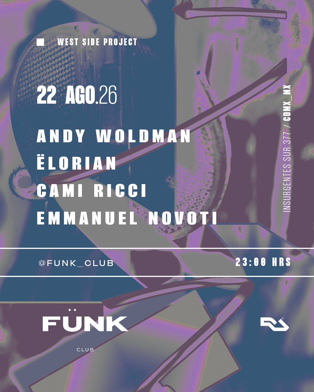 Flyer de West Side Project x Fünk