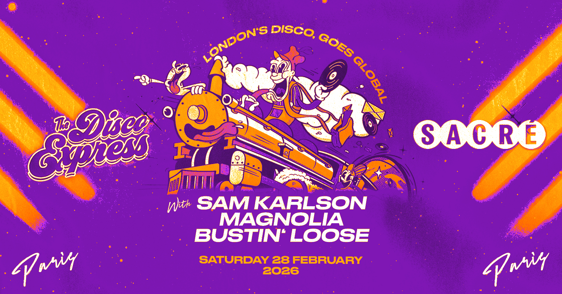 Sacré présente: The Disco Express