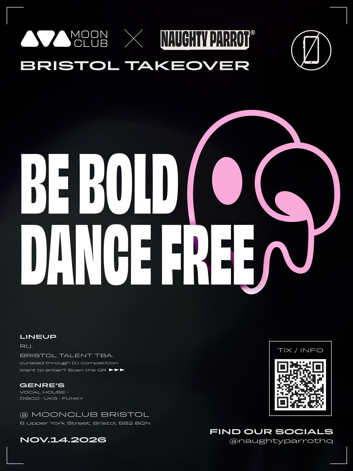 Naughty Parrot presents: Bristol Takeover