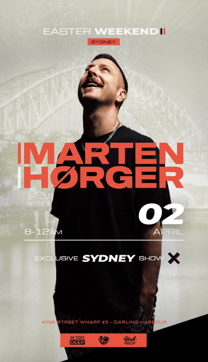 Marten Hørger (Ger) Sydney Boat Party