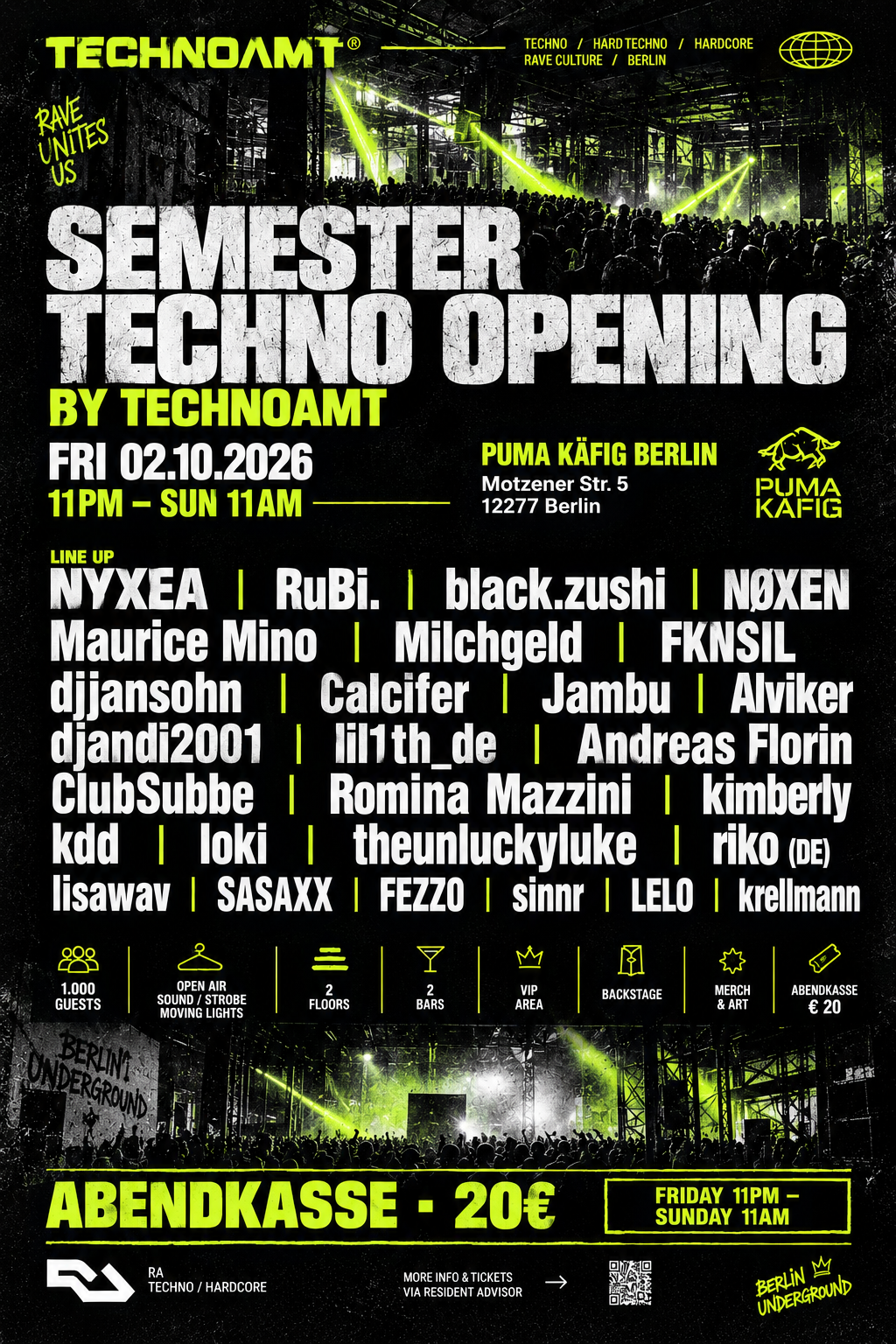 SEMESTER TECHNO OPENING BY TECHNOAMT