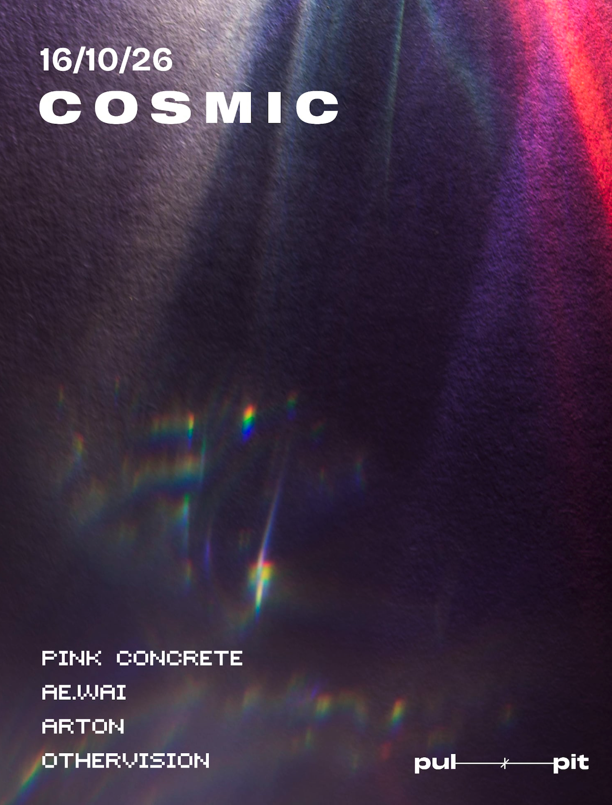 Cosmic w Pink Concrete, AE.WAI, Arton, OtherVision