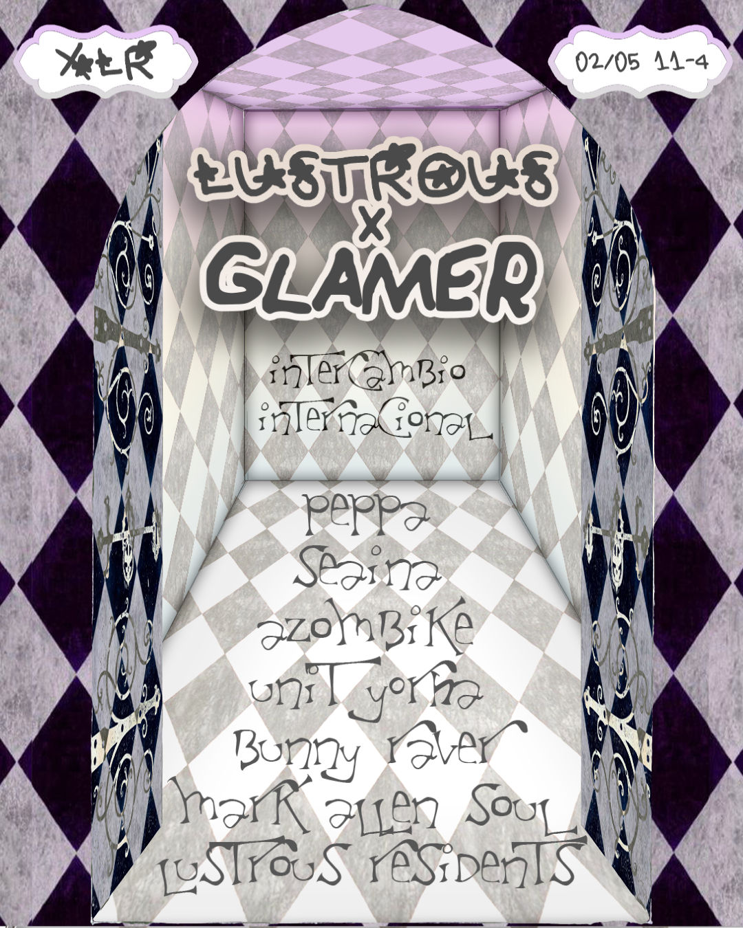 XLR x Lustrous x Glamer presents: Intercambio Internaciona