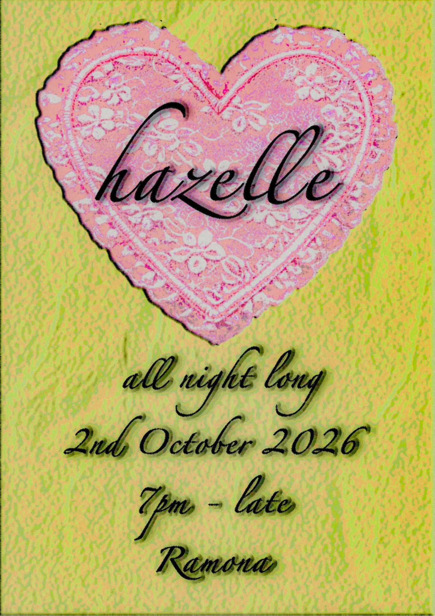 hazelle All Night Long at Ramona, Manchester M4 5JG