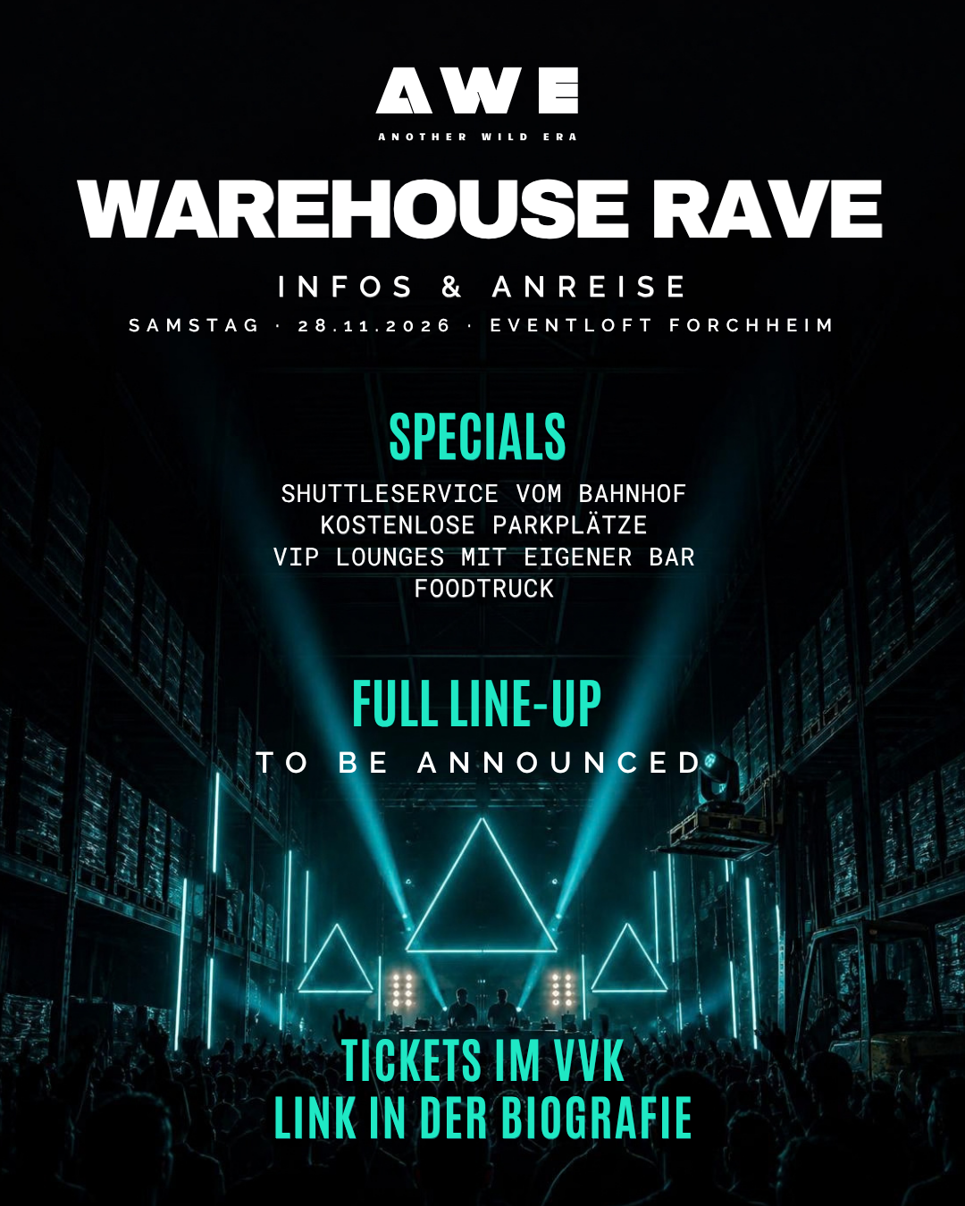 AWE WAREHOUSE RAVE x OBS