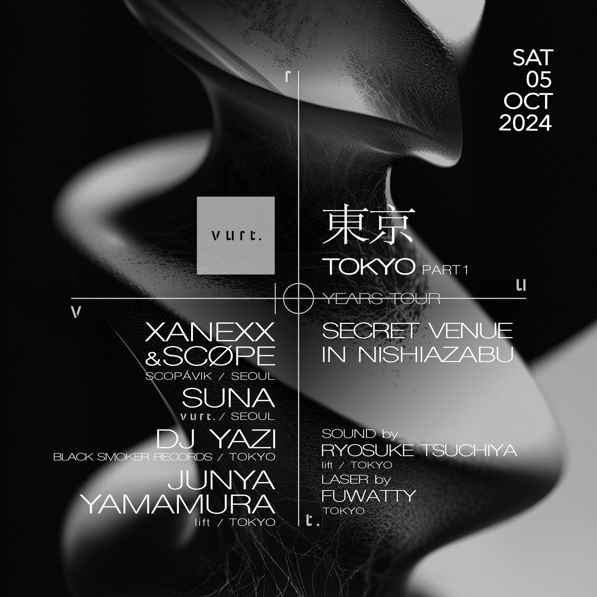 vurt.10Years Tour - TOKYO PART1 at Secret Venue in Minatoku