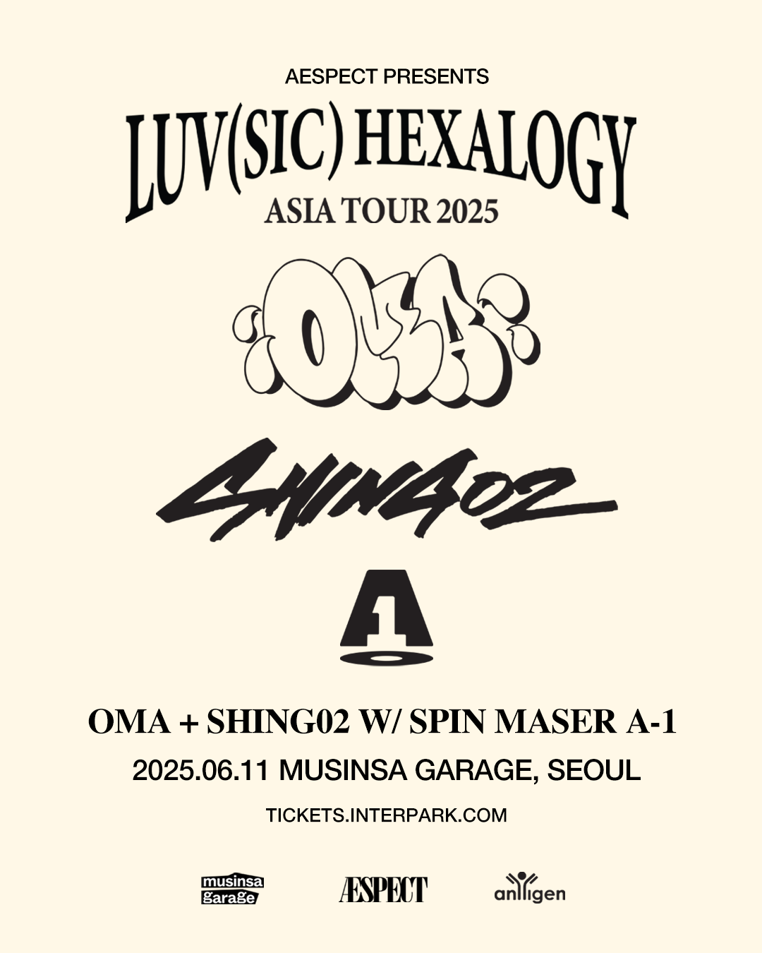 OMA+SHING02 LUV(SIC) HEXALOGY ASIA TOUR SEOUL at Musinsa