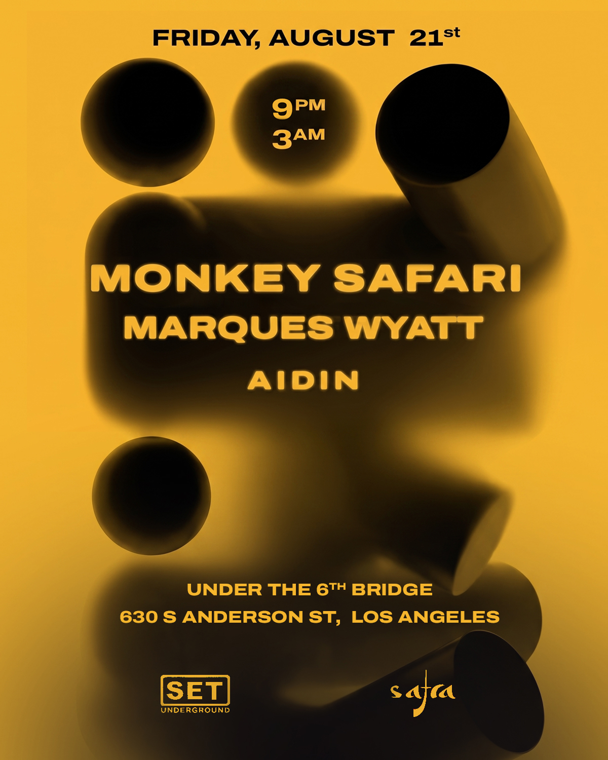 SET & Safra with Monkey Safari & Marques Wyatt Under the 6th St Bridge, LA