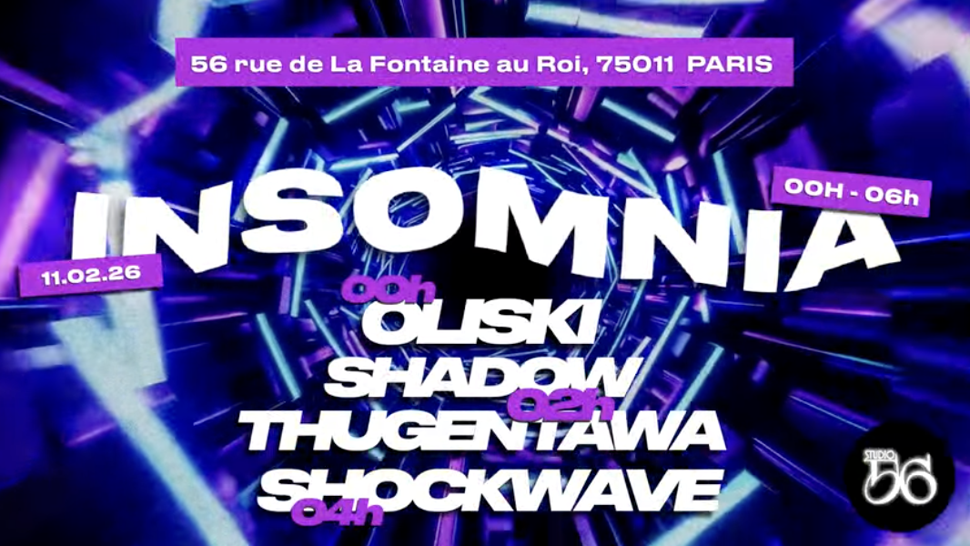 Insomnia W/ Oliski, Shadow Thugentawa , Shockwave