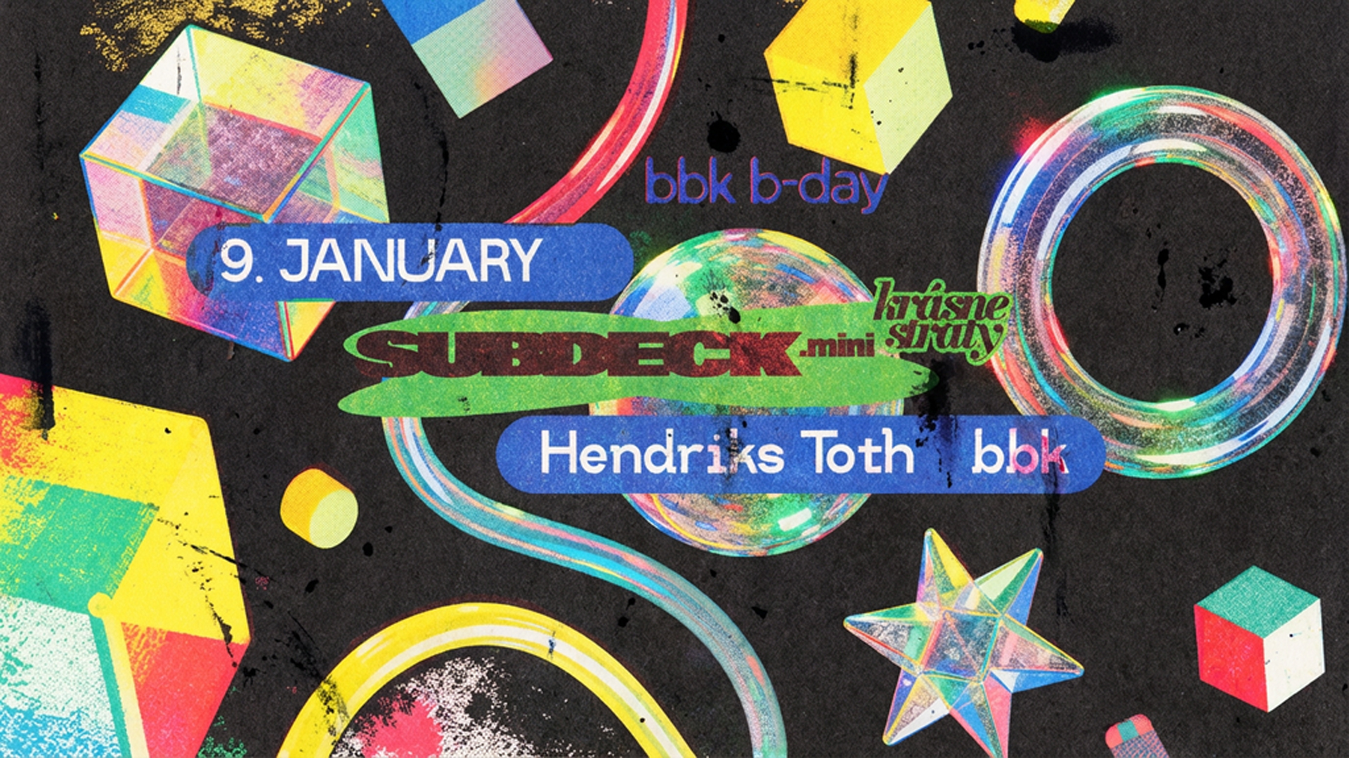 Subdeck. mini x Krásne Straty: Hendriks Toth x BBK 