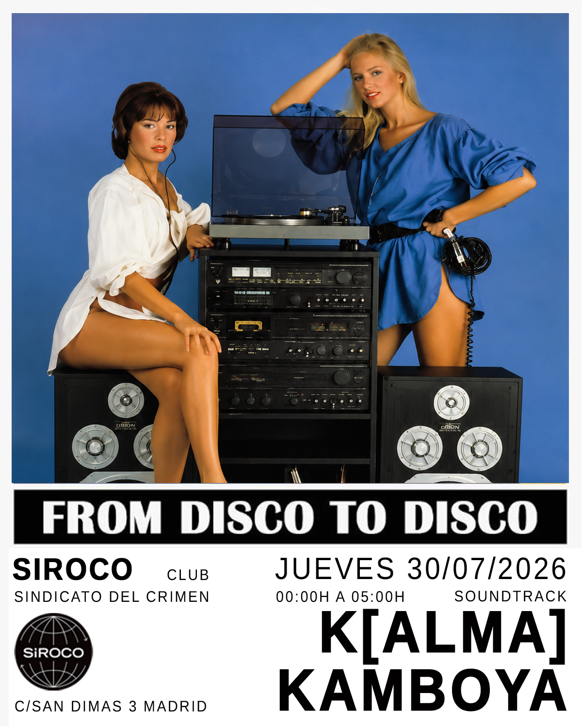 From Disco to disco EN SIROCO