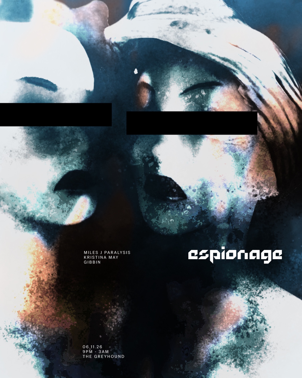 Espionage: Miles J Paralysis, Kristina May & Gibbin