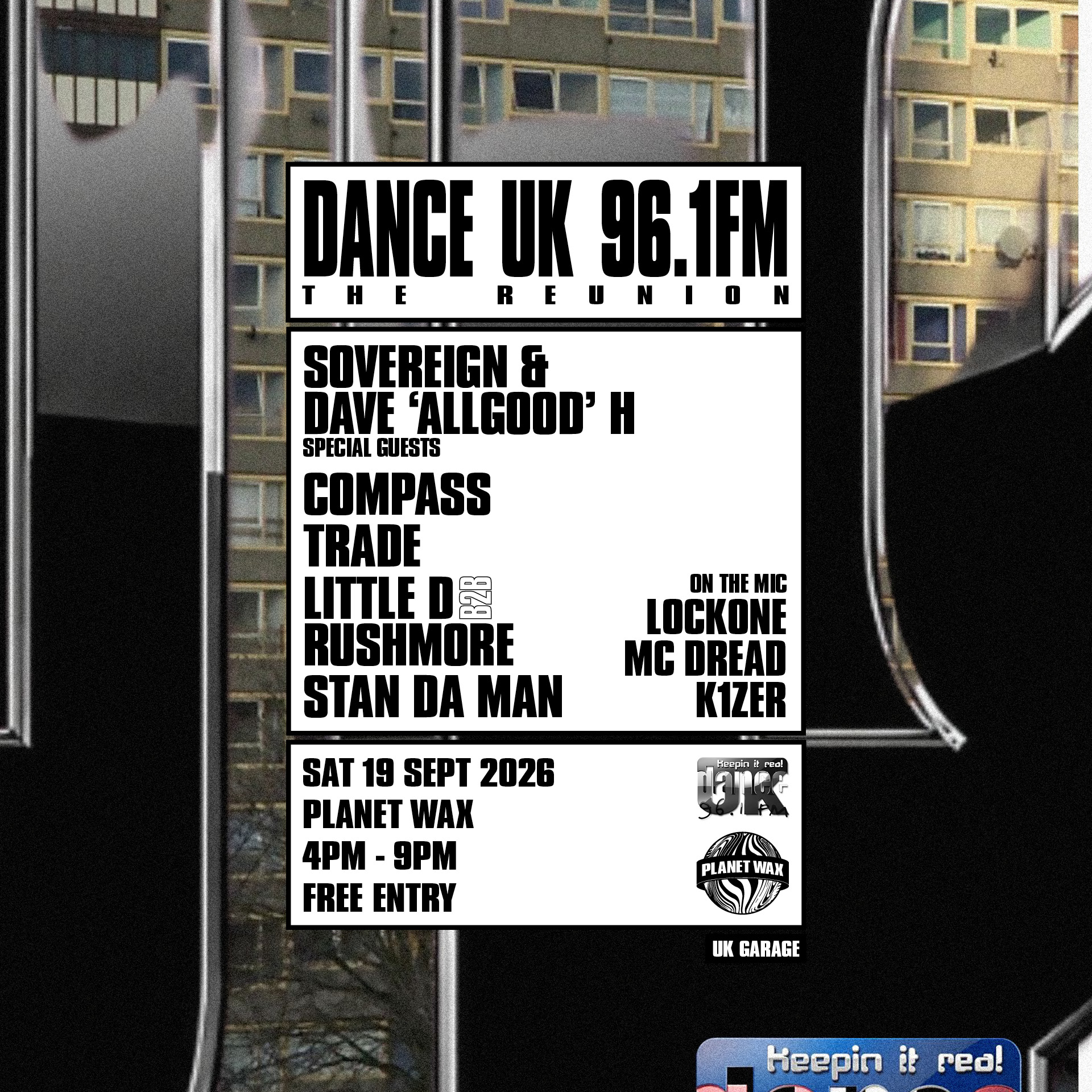 DANCE UK 96.1FM: THE REUNION