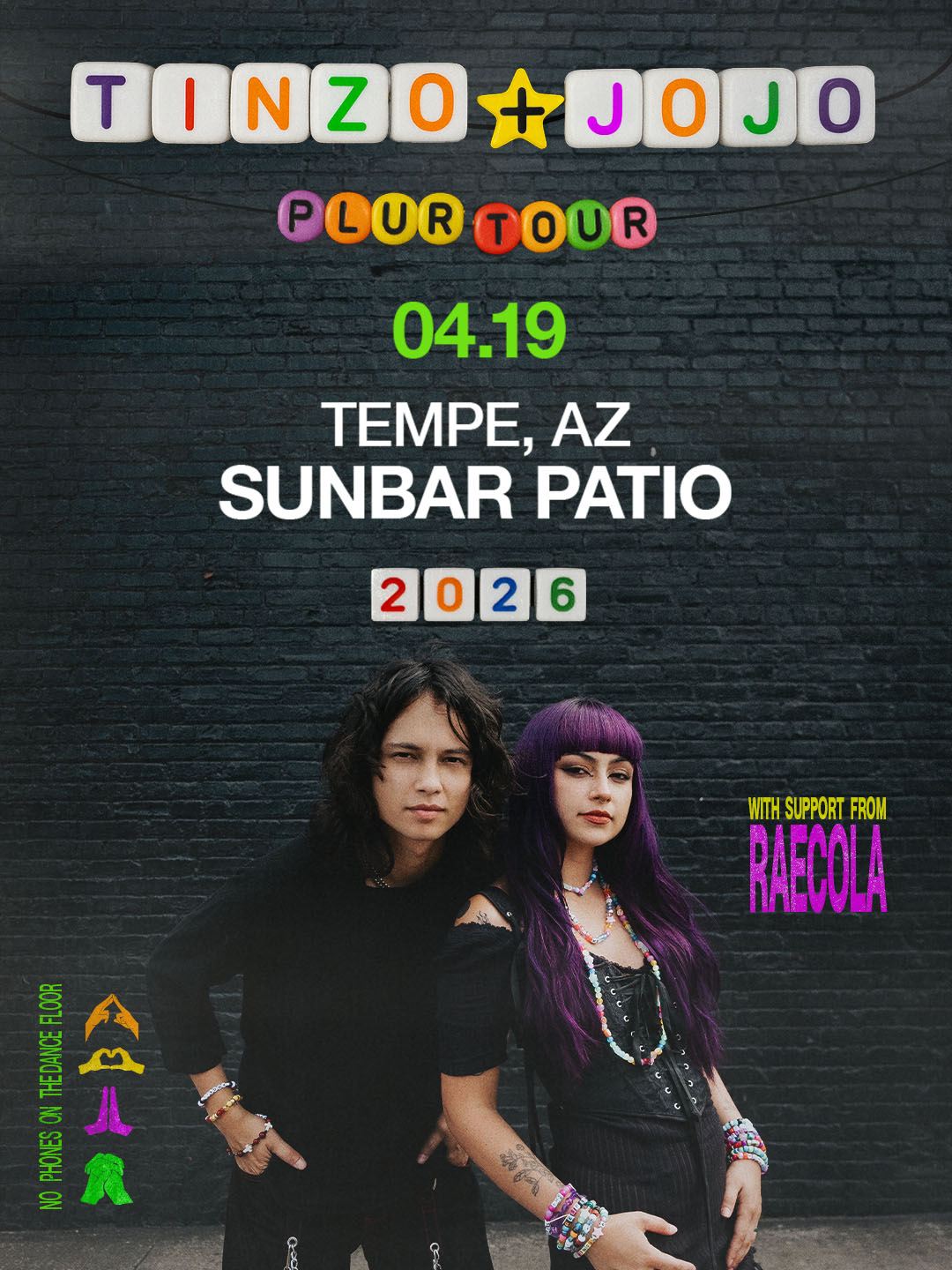 Tinzo + Jojo from Book Club Radio (PLUR Tour)