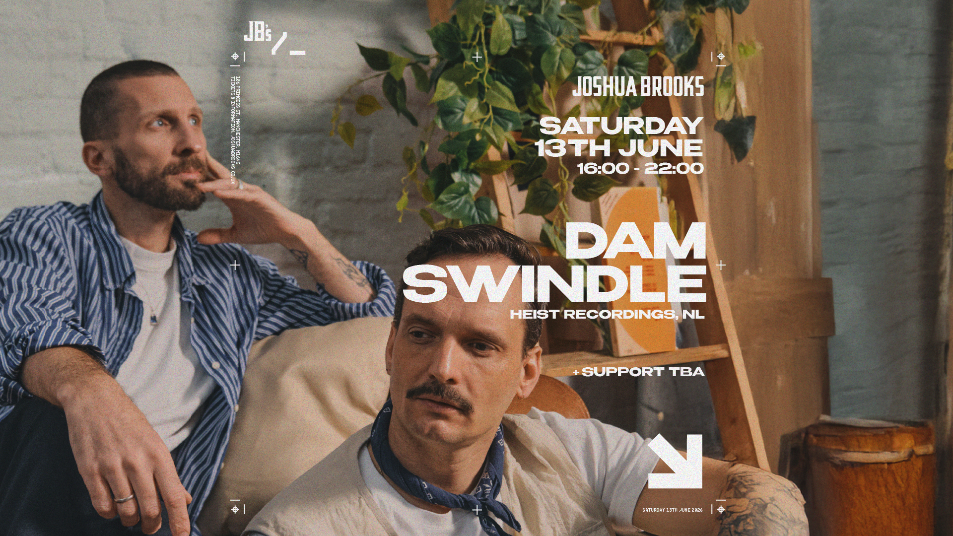 Dam Swindle at Joshua Brooks