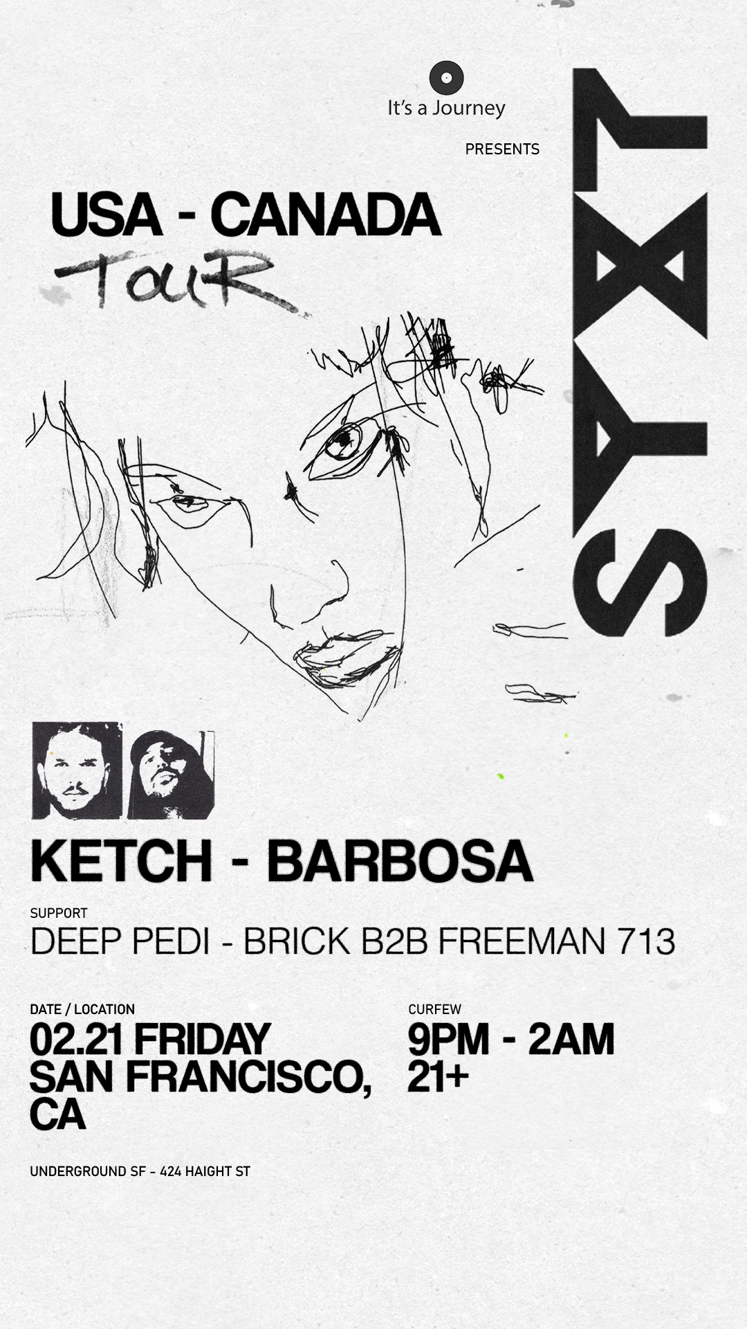 SYXT USA Tour- San Francisco flyer