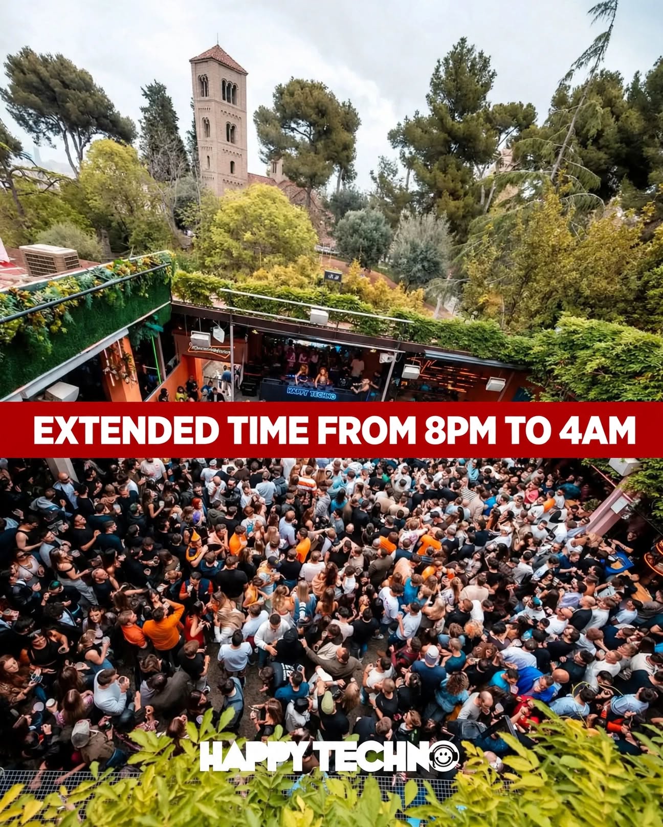 Happy Techno at La Terrrazza Barcelona - Open Air / Daytime