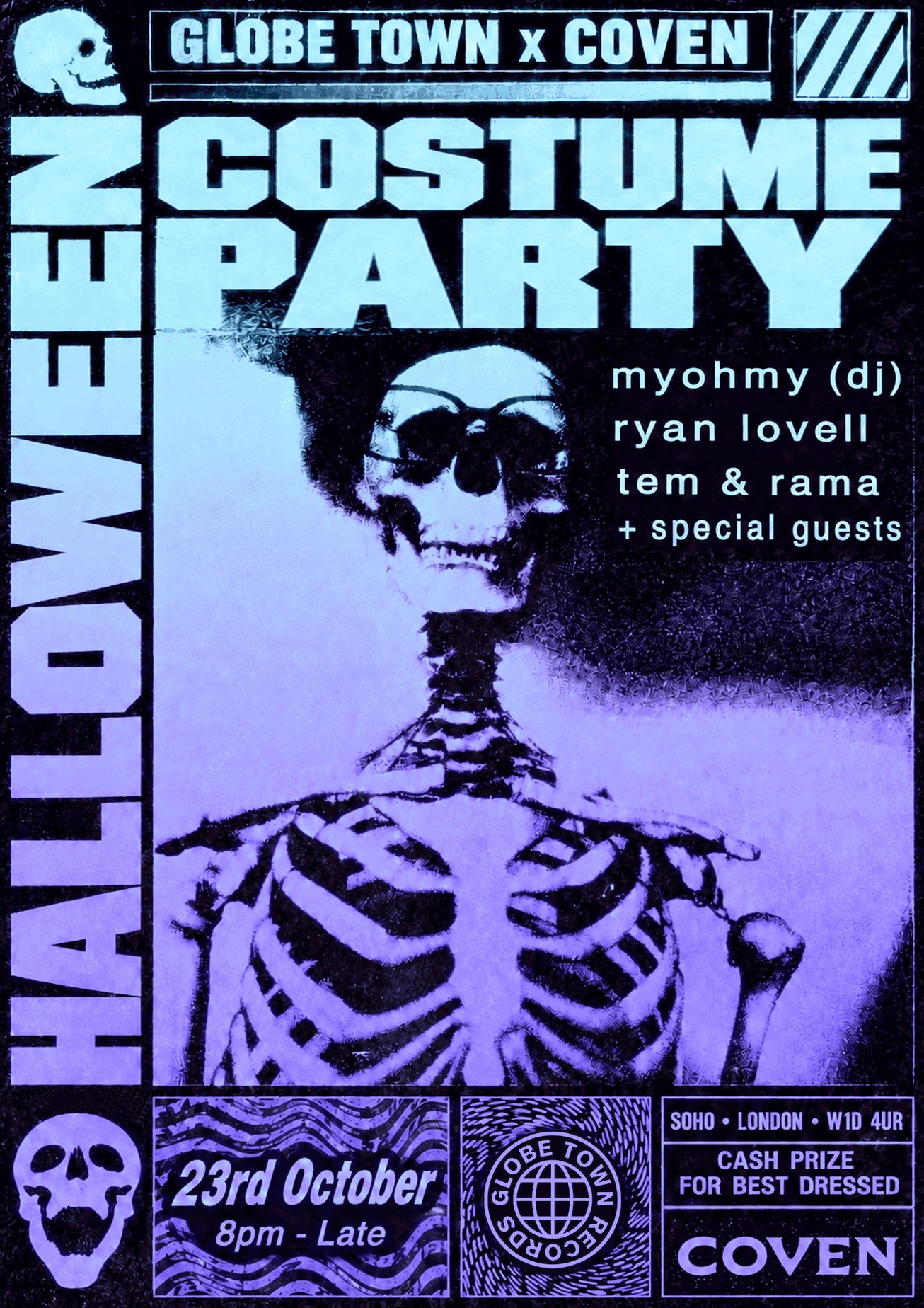 GLOBE TOWN presents: HALLOWEEN COSTUME PARTY