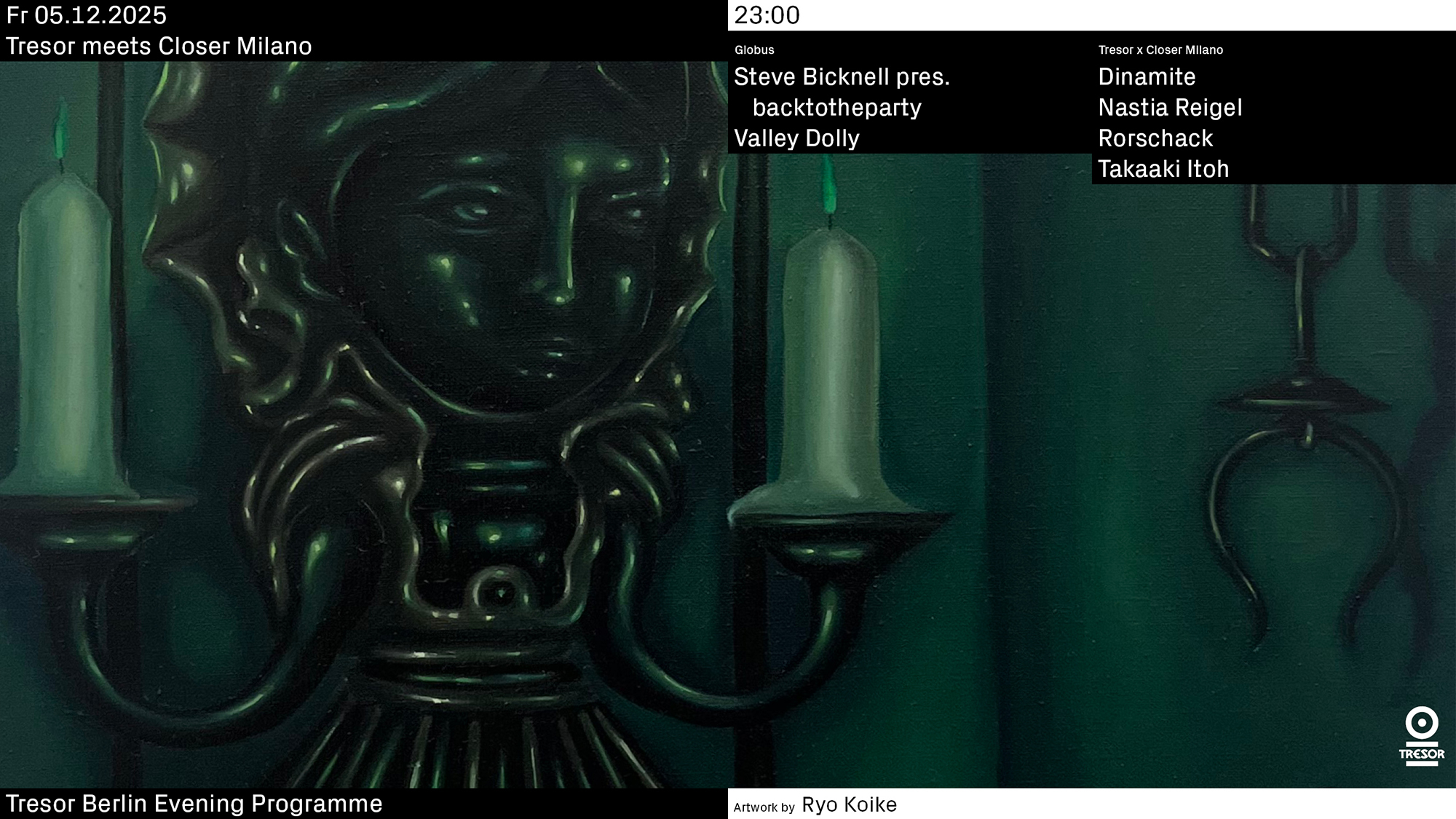 Tresor meets Closer Milano