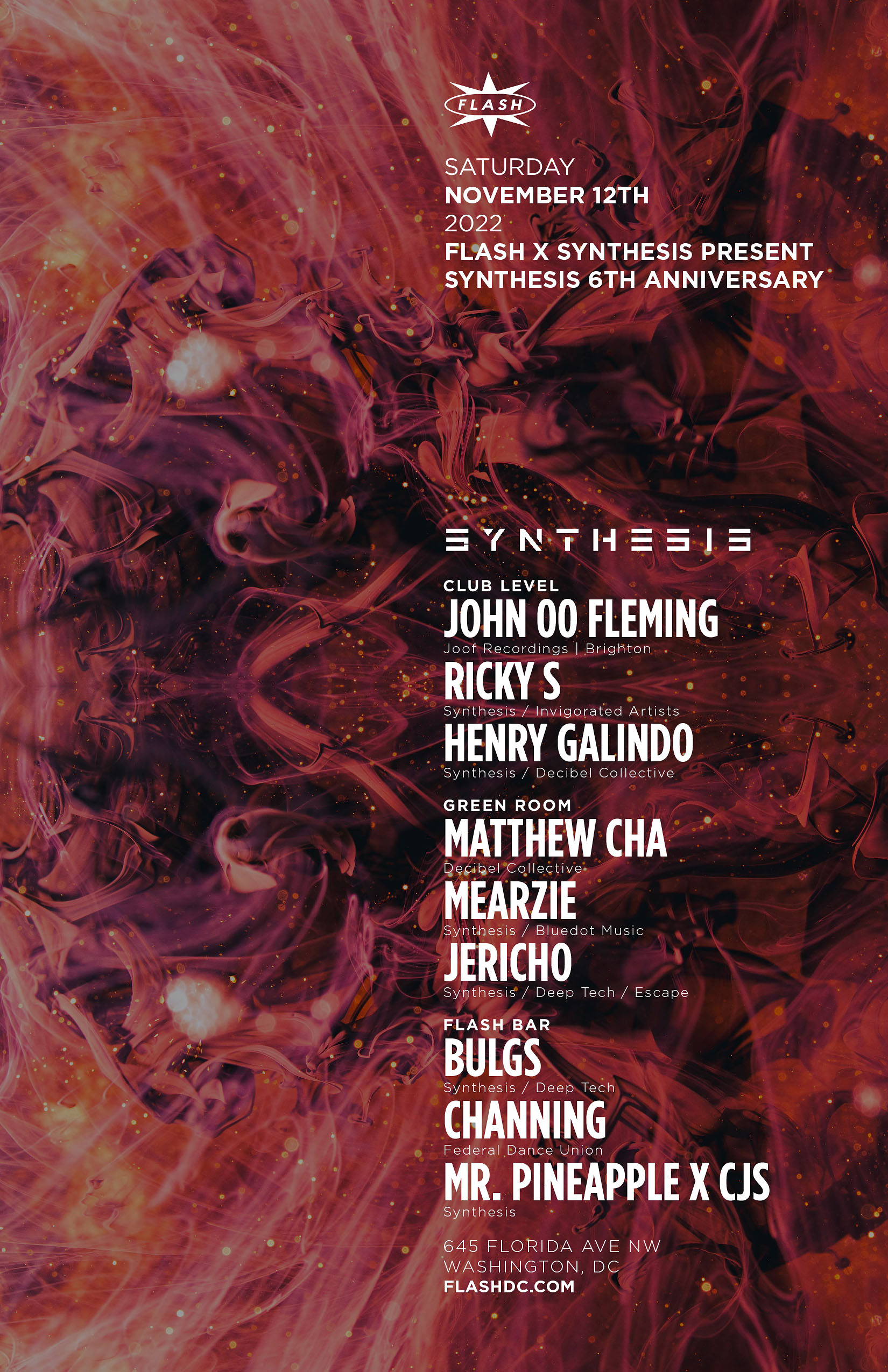 Flash x Synthesis present John 00 Fleming Ricky S Henry