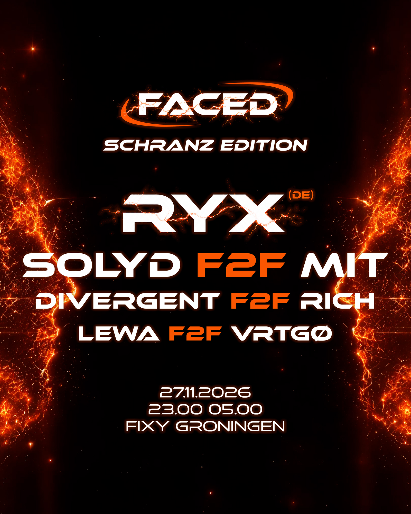 FACED presents RYX, Schranz Edition