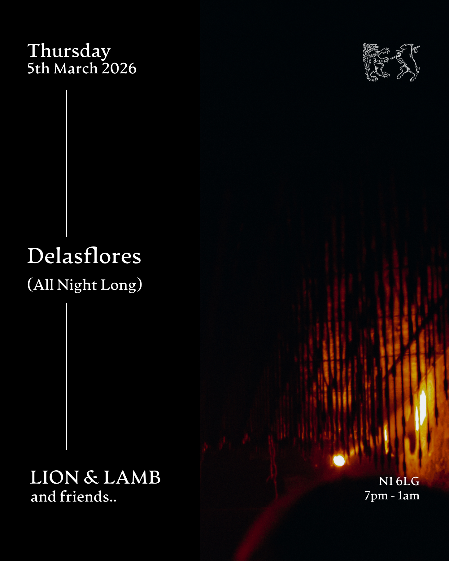 Lion & Lamb and Friends with DELASFLORES (All Night Long)