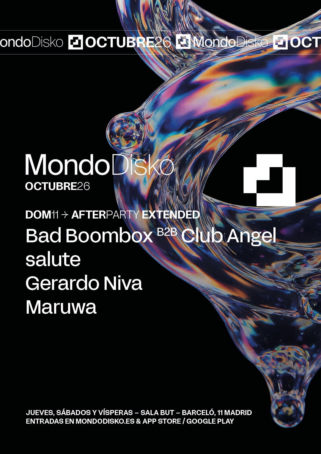 AFTERPARTY EXTENDED: Bad Boombox B2B Club Angel / salute / Gerardo Niva / Maruwa