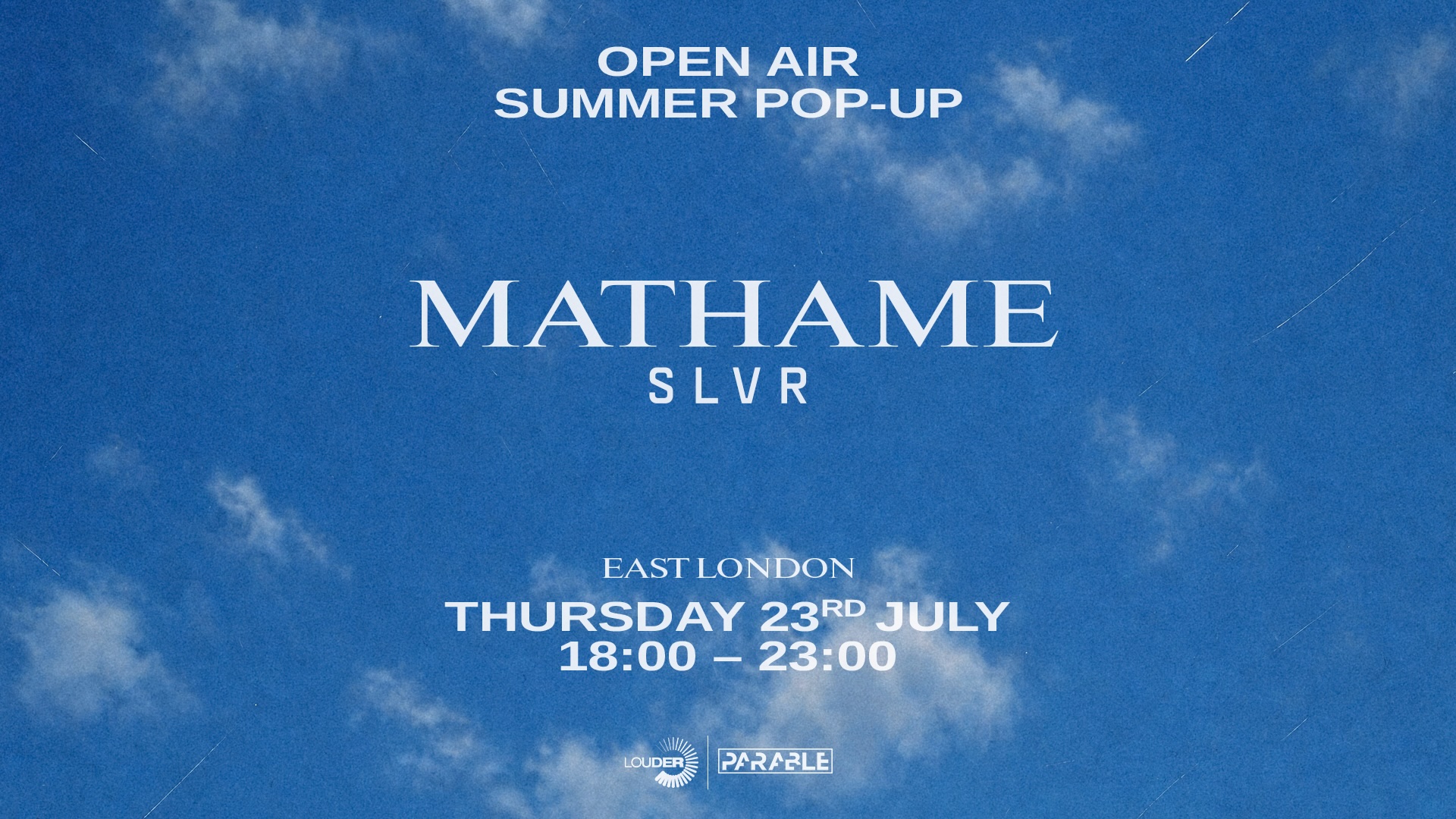 Mathame Open Air Summer Pop-Up