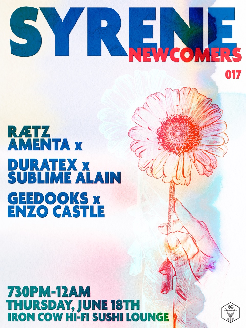 D≒SIRE DEMO SONG ReMASTER Syrene 017: Newcomers at Iron Cow, Orlando · Tickets