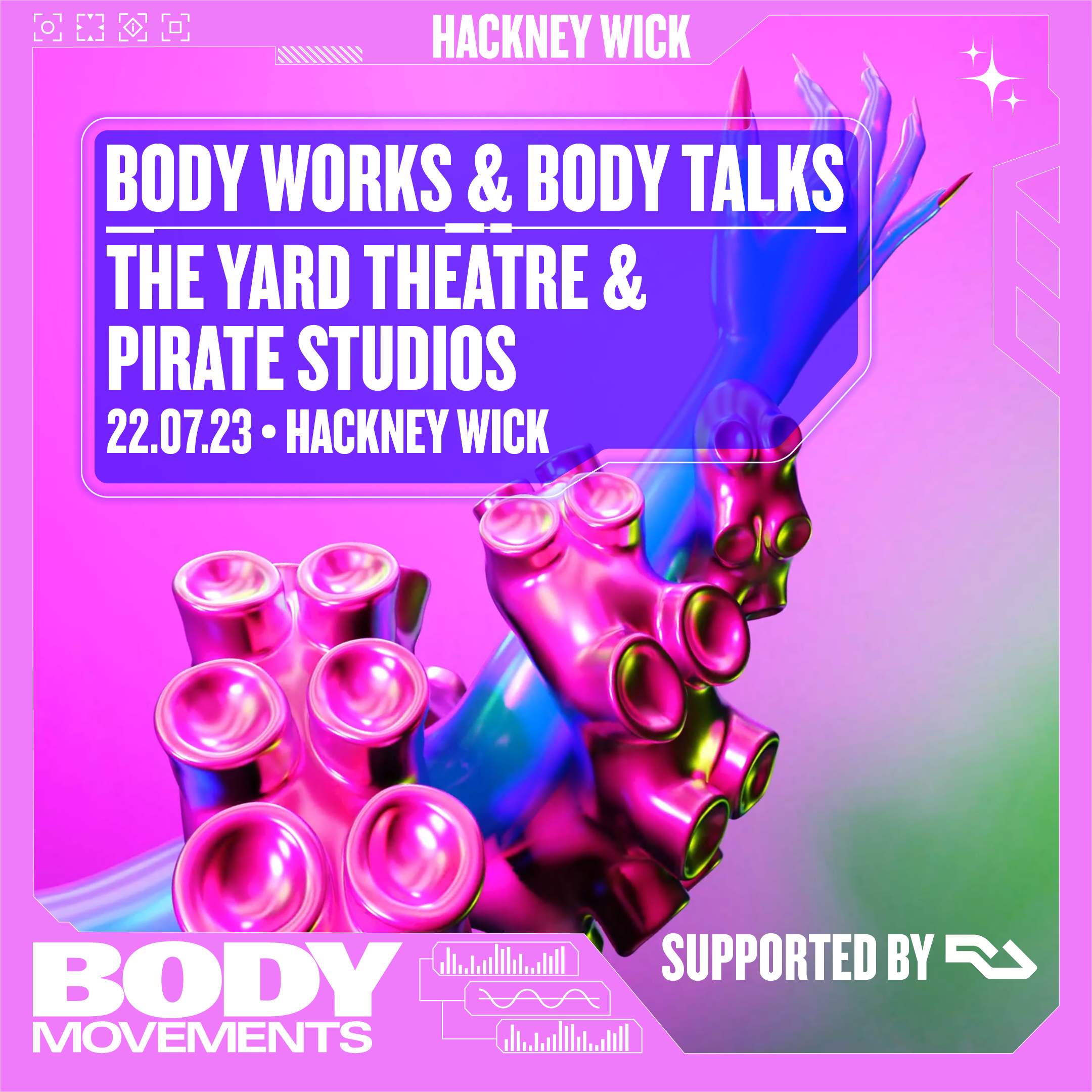 2160px x 2160px - Resident Advisor x Body Movements: Body Works + Body Talks at The Yard,  London