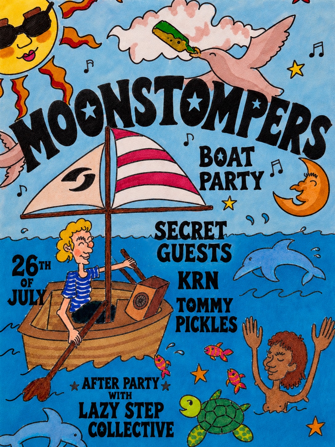 Moonstompers Boat Party