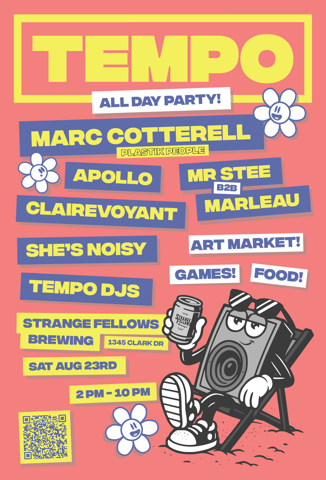 Marc Cotterell volantino evento