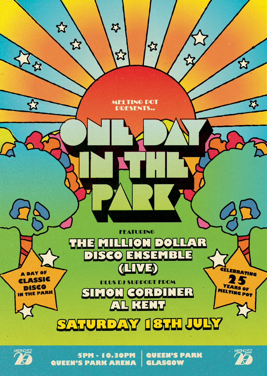 One Day In The Park ✿ Million Dollar Disco Ensemble (live) & more ✿ 25 Years of Melting Pot at Queen's Park Arena
