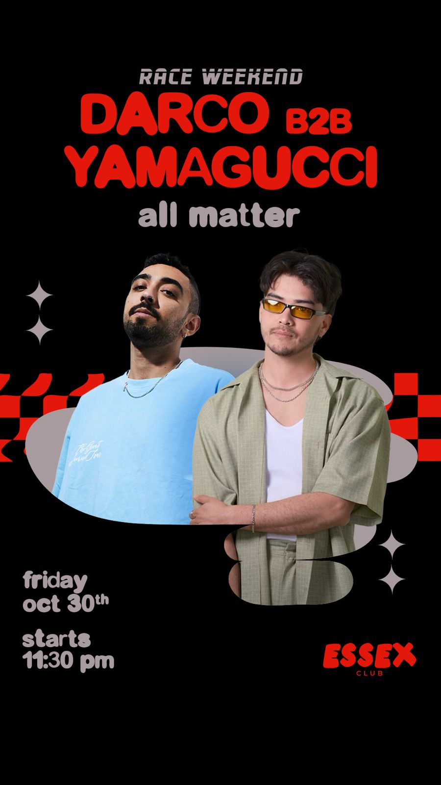 Flyer de Darco b2b Yamagucci
