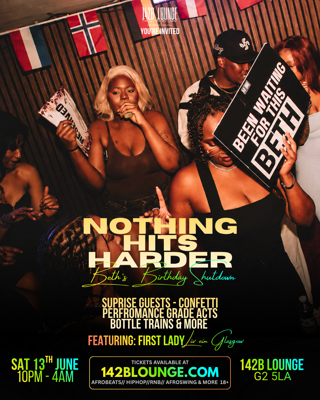 NOTHING HITS HARDER feat First Lady Live in Glasgow