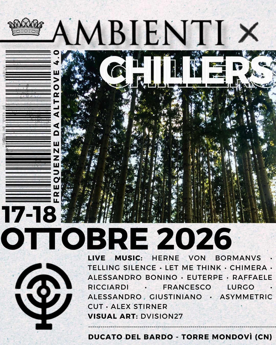 AMBIENTI x CHILLERS FREQUENZE DA ALTROVE 4.0