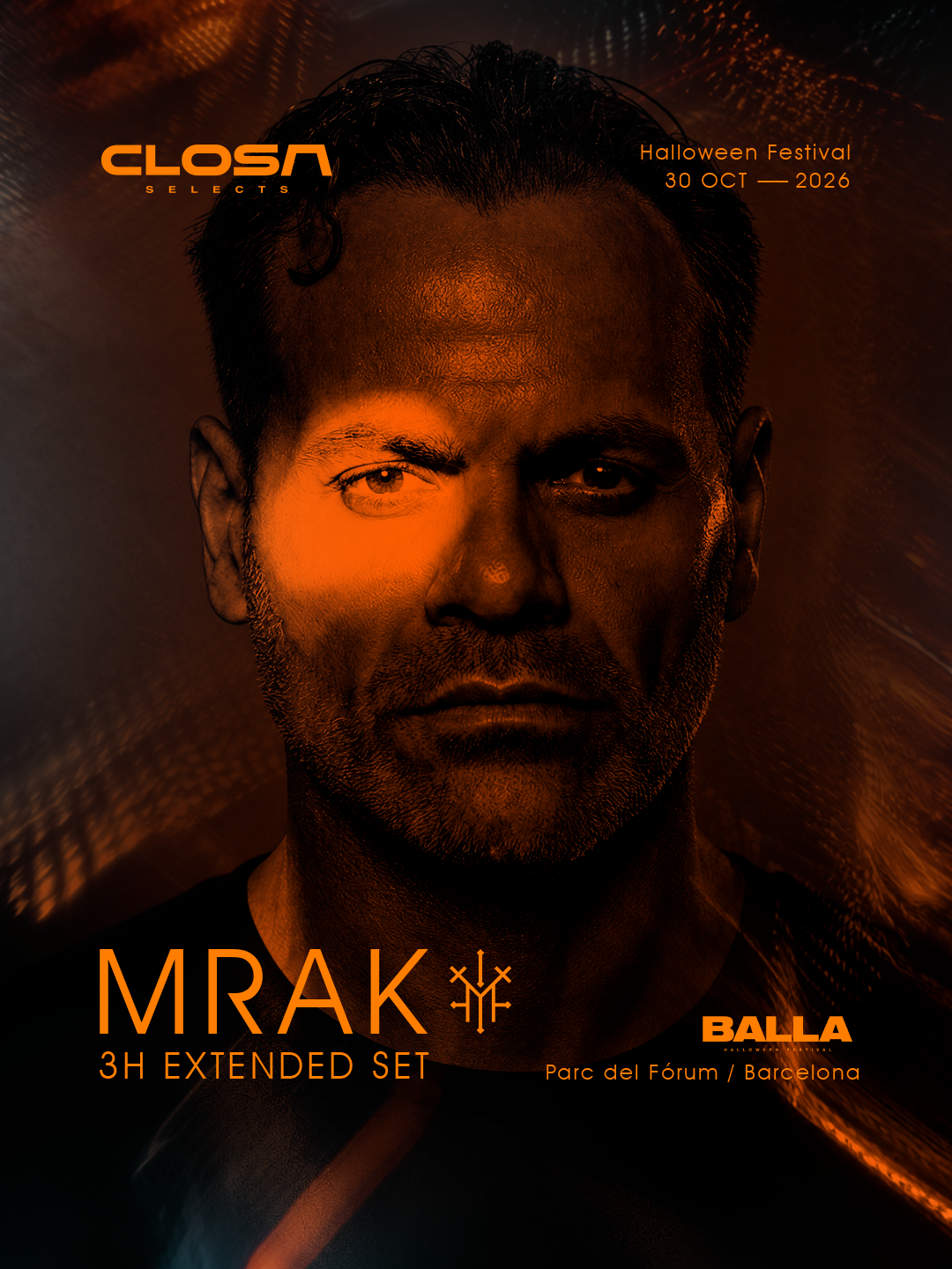 [SOLD OUT] - CLOSA SELECTS w/ MRAK 3h set - Open Air Halloween [Balla Barcelona Fest]