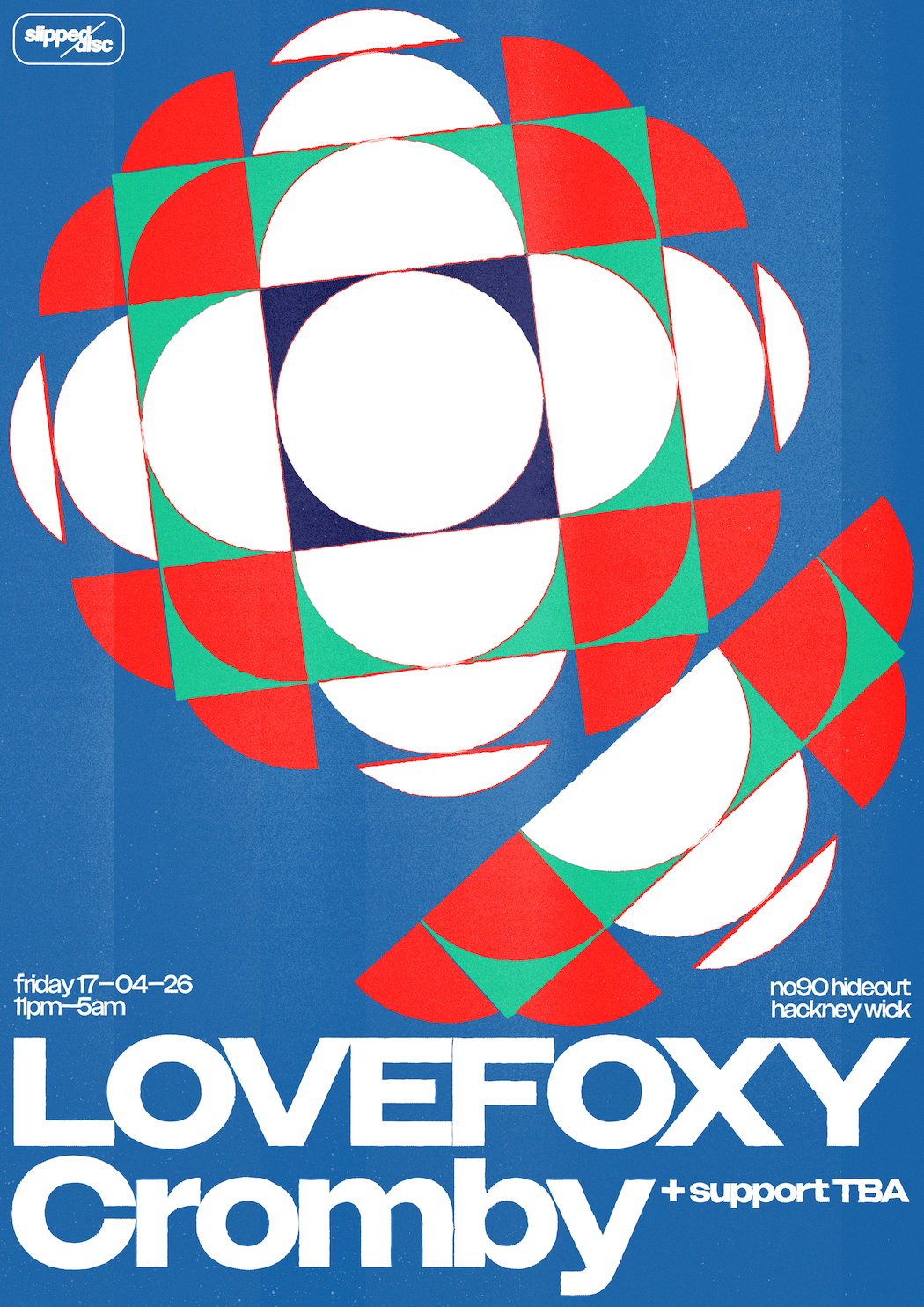 Slipped Disc: LOVEFOXY, Cromby + more