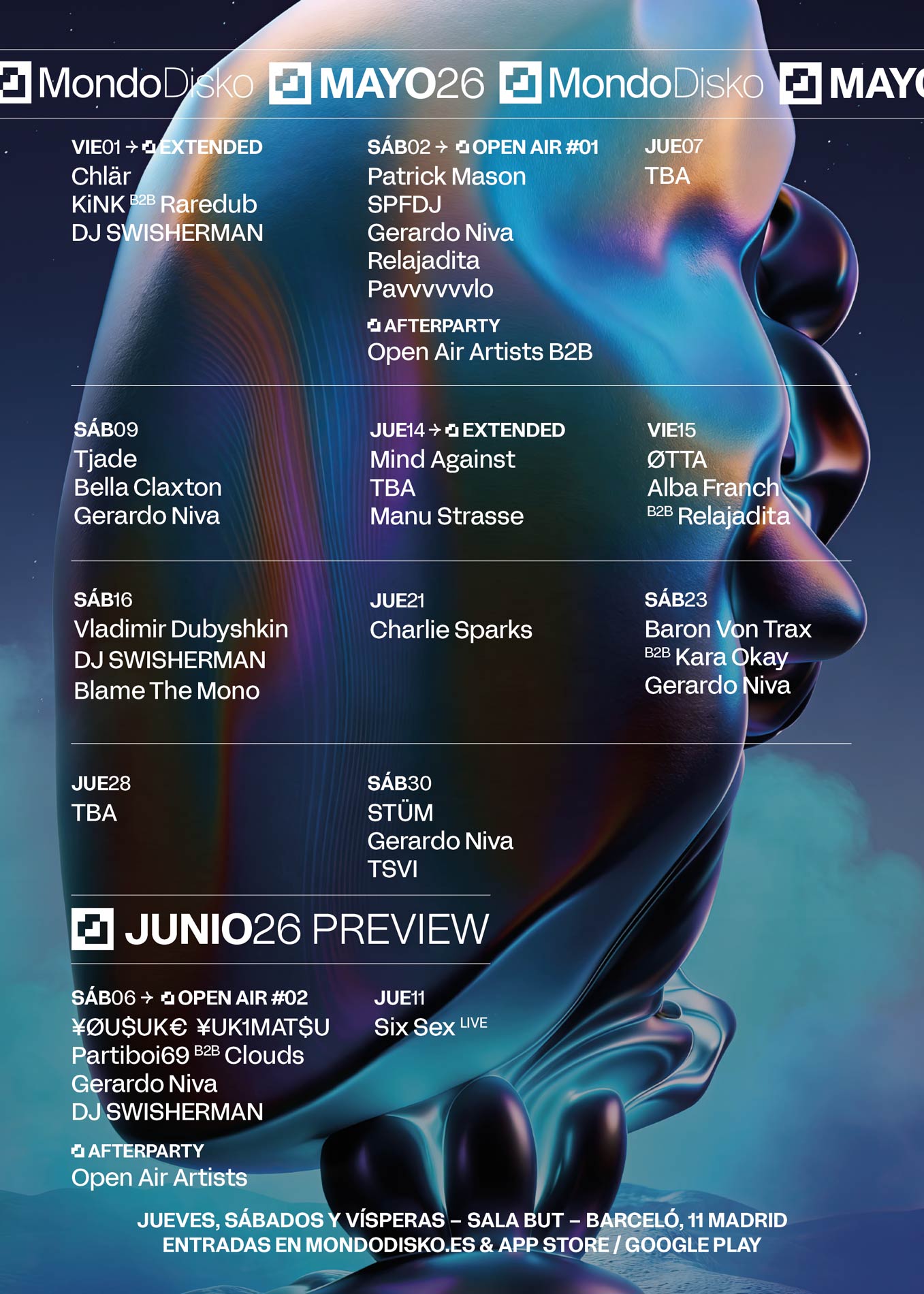 Mondo OPEN AIR #08: Patrick Mason / Pegassi / TBA / Gerardo Niva