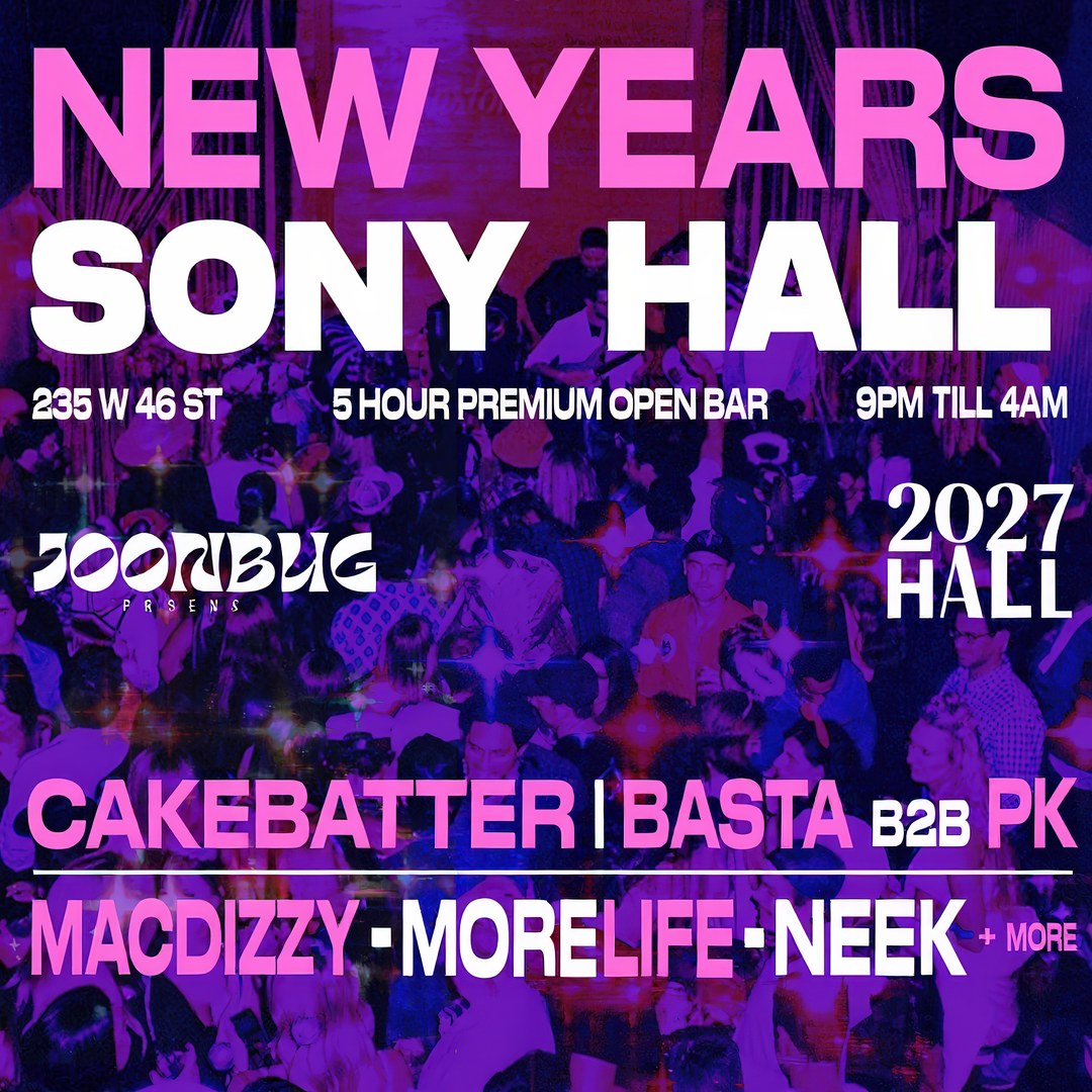 Sony Hall NYE 27 NYC