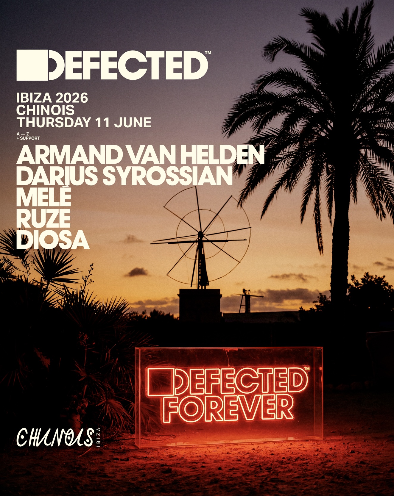 Defected: Armand Van Helden, Darius Syrossian, DIÓSA, Melé, RUZE
