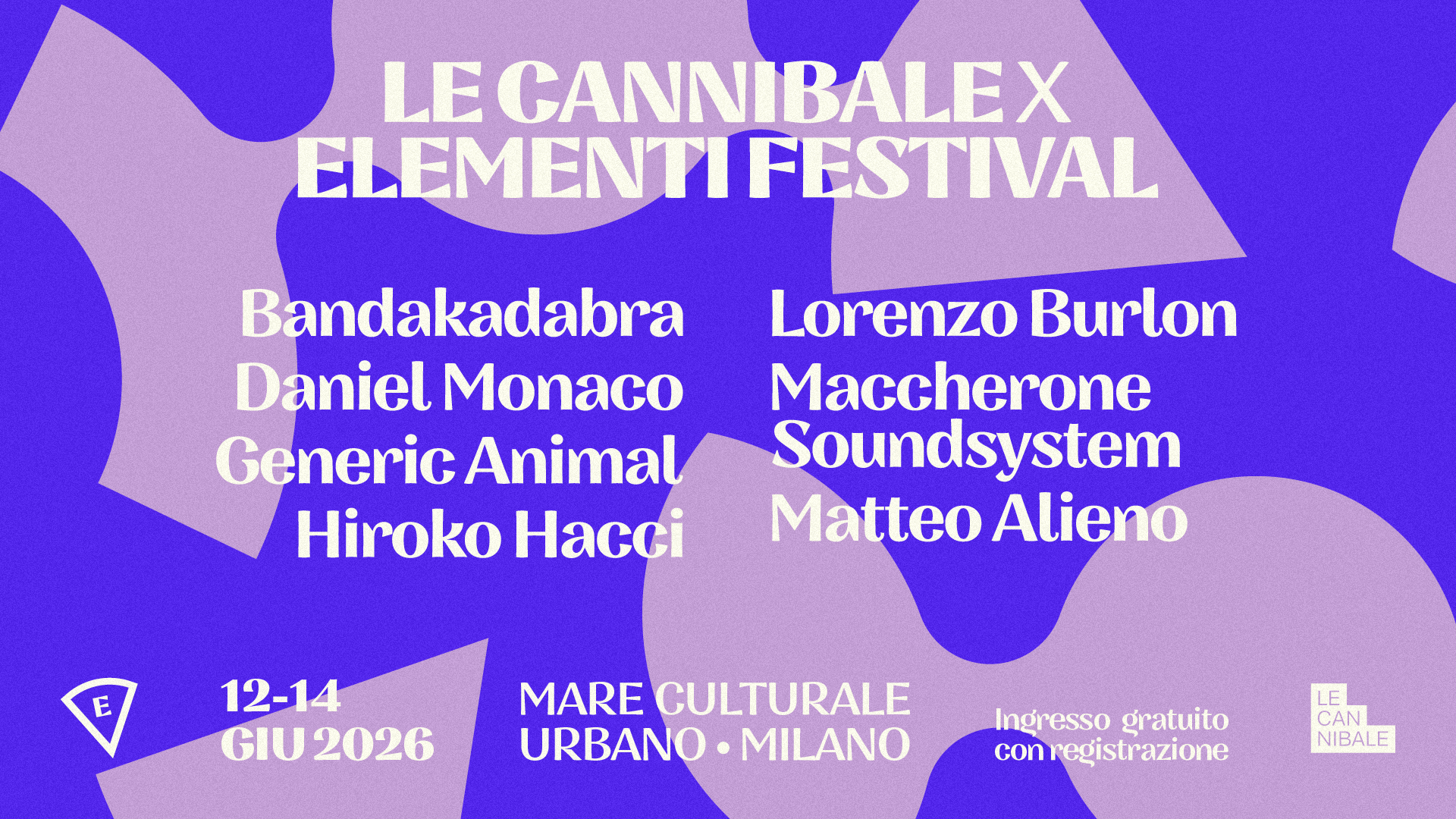 Elementi Festival - Generic Animal, Daniel Monaco, Bandakadabra, Matteo Alieno