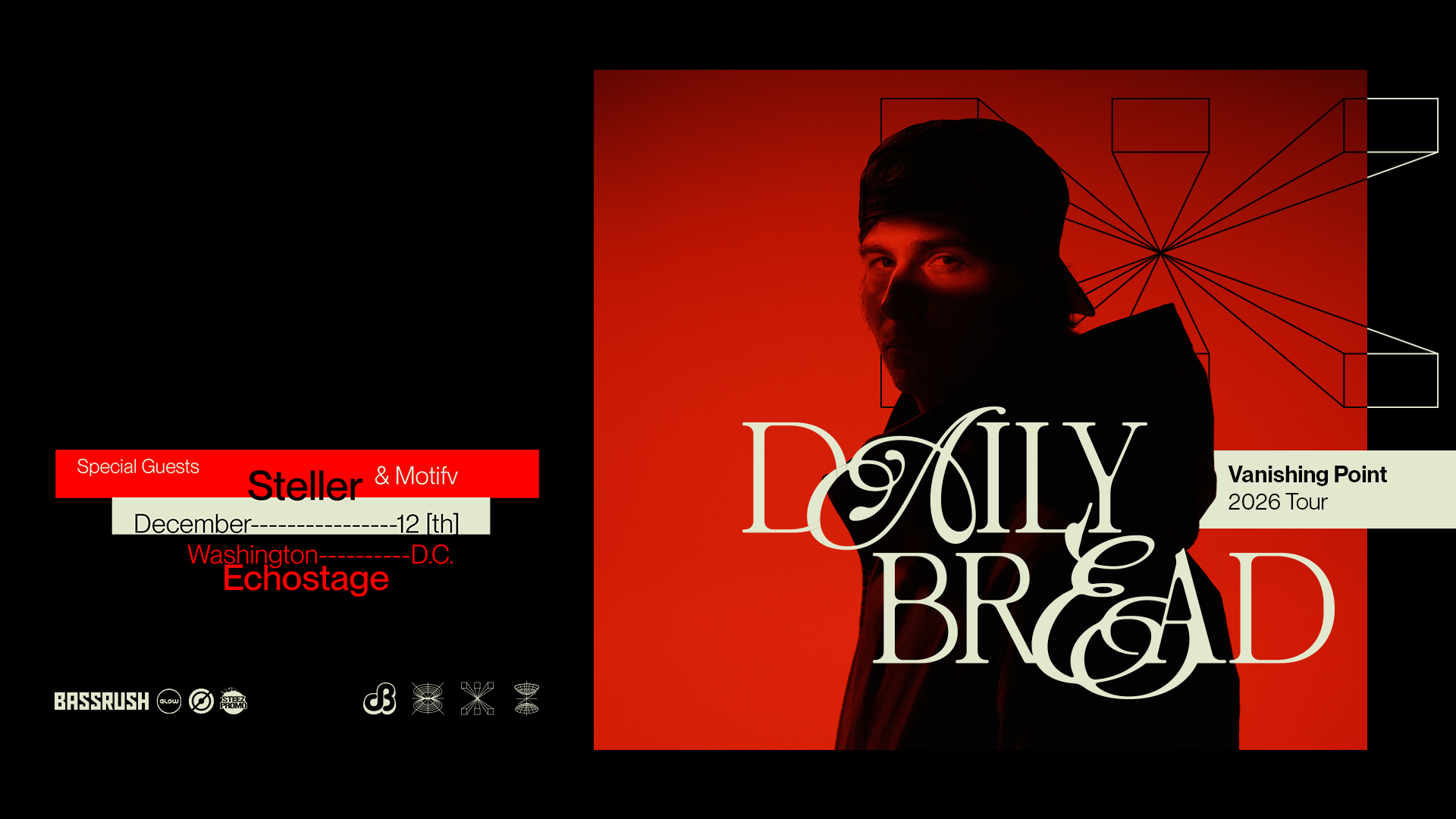 Bassrush: Daily Bread with Steller, Motifv