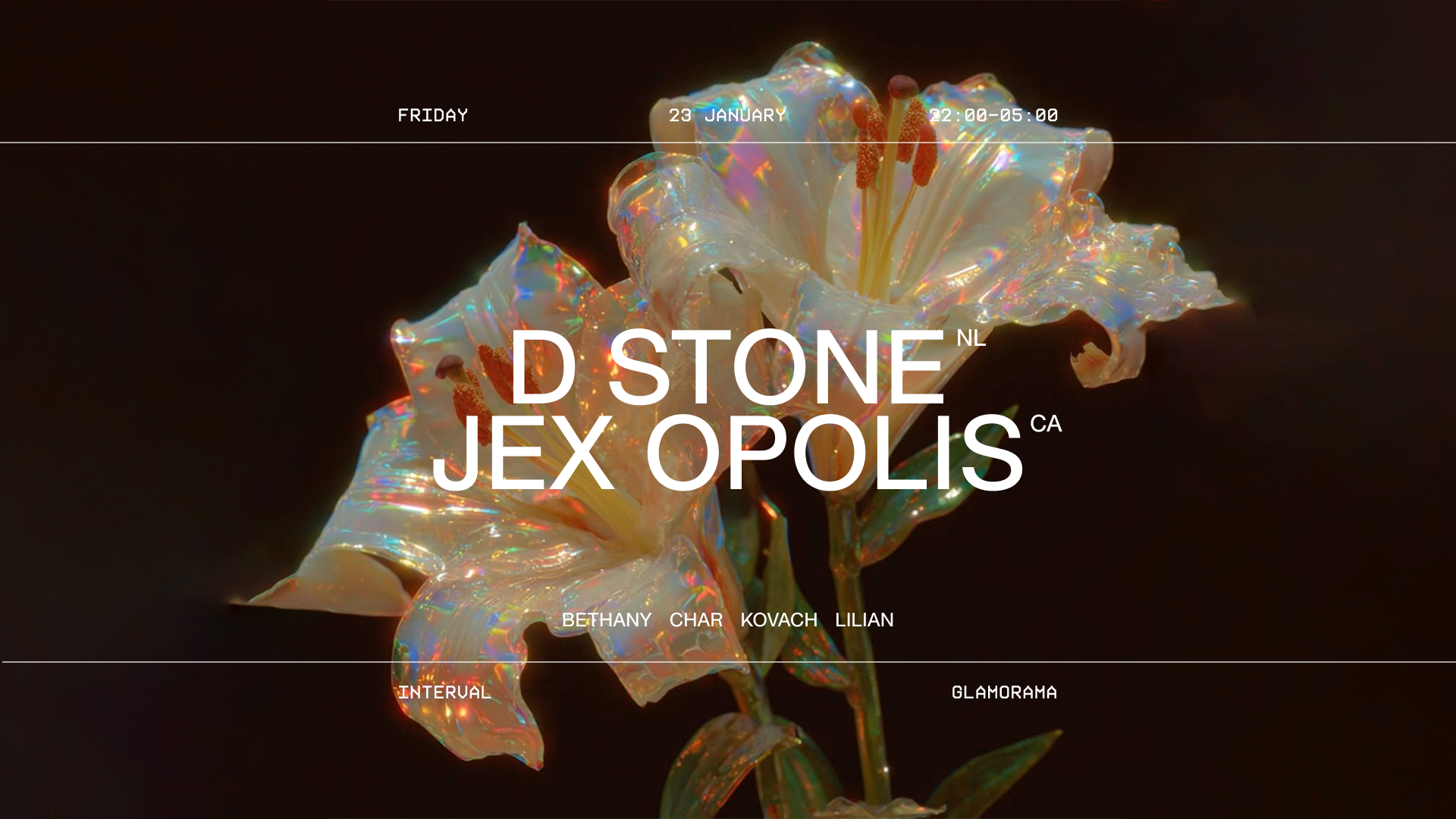 Interval - D Stone [NL] + Jex Opolis [CA]