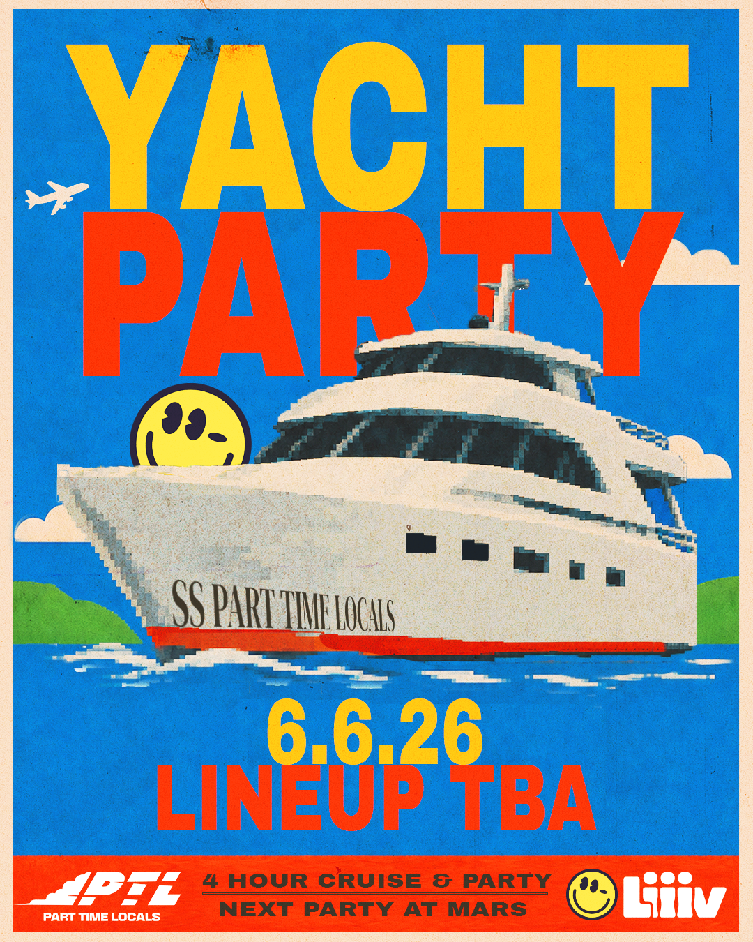 Yacht Party - River Cruise - Part Time Locals