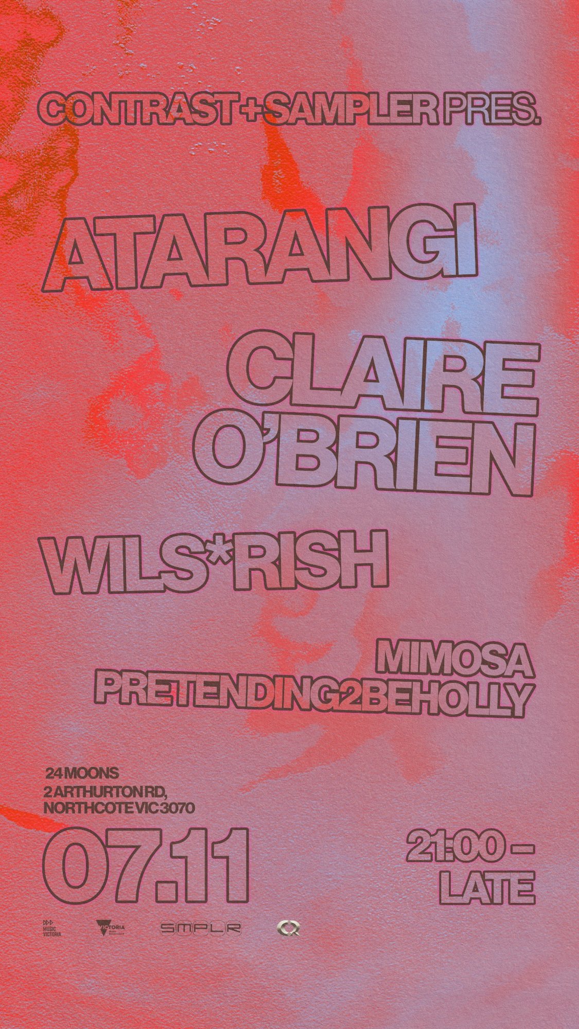 Contrast + Sampler pres. ATARANGI and Claire O'Brien